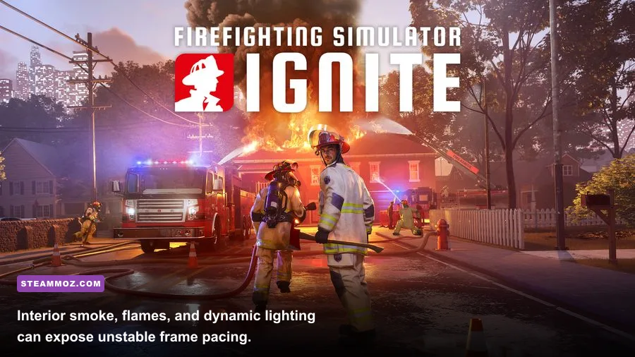 Firefighting Simulator Ignite firefighter battling flames inside a building