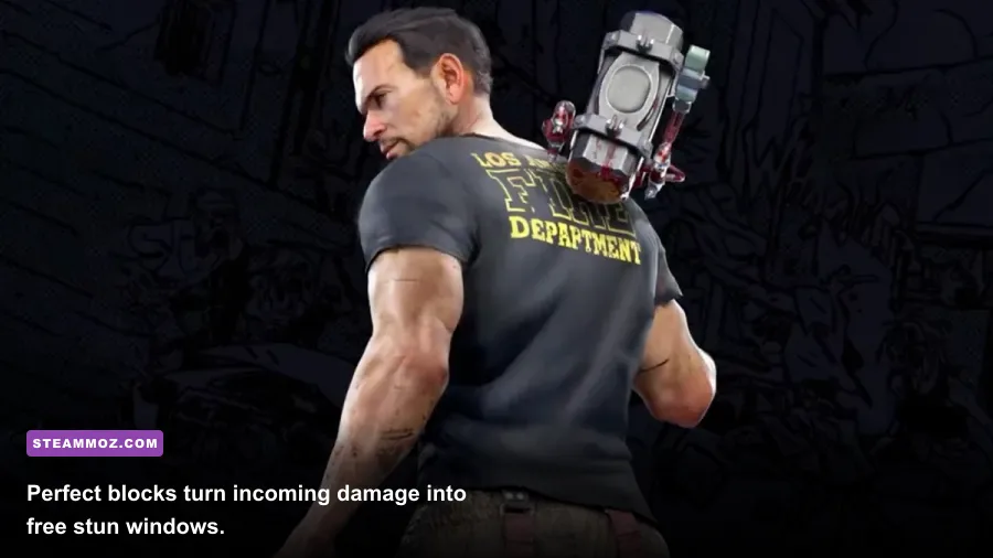 Ryan blocking a zombie attack in Dead Island 2