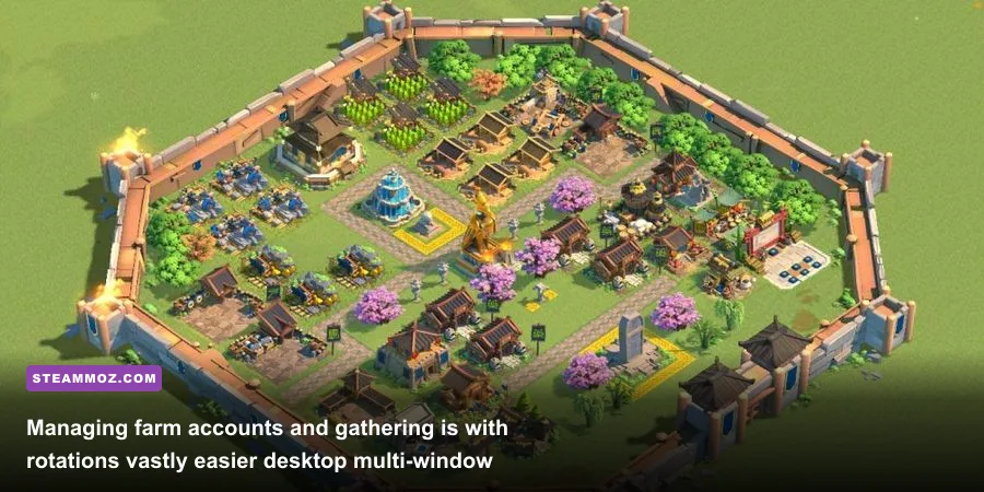 Optimized city building layout in Rise of Kingdoms PC