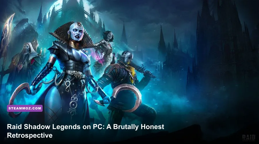 Raid Shadow Legends running on PC at 4K resolution showcasing Arbiter in high detail