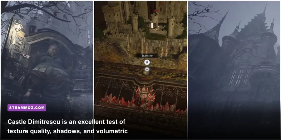 Resident Evil Village gameplay inside Castle Dimitrescu