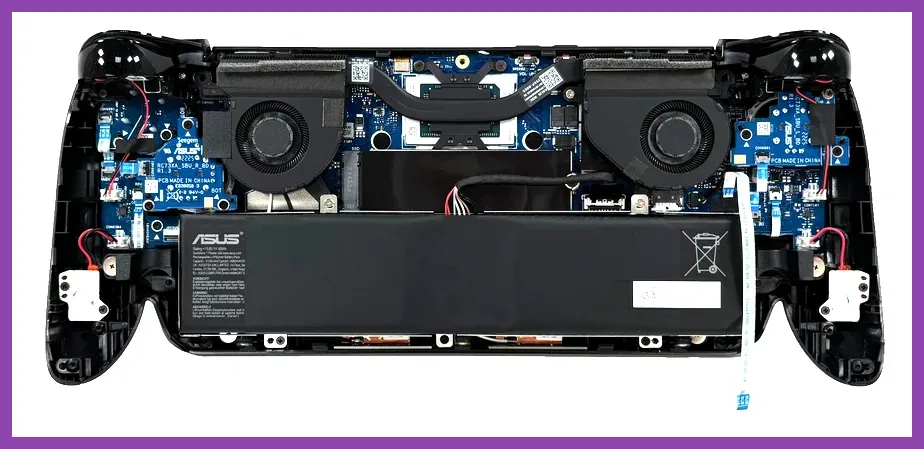 ROG Ally X top ports and connectors