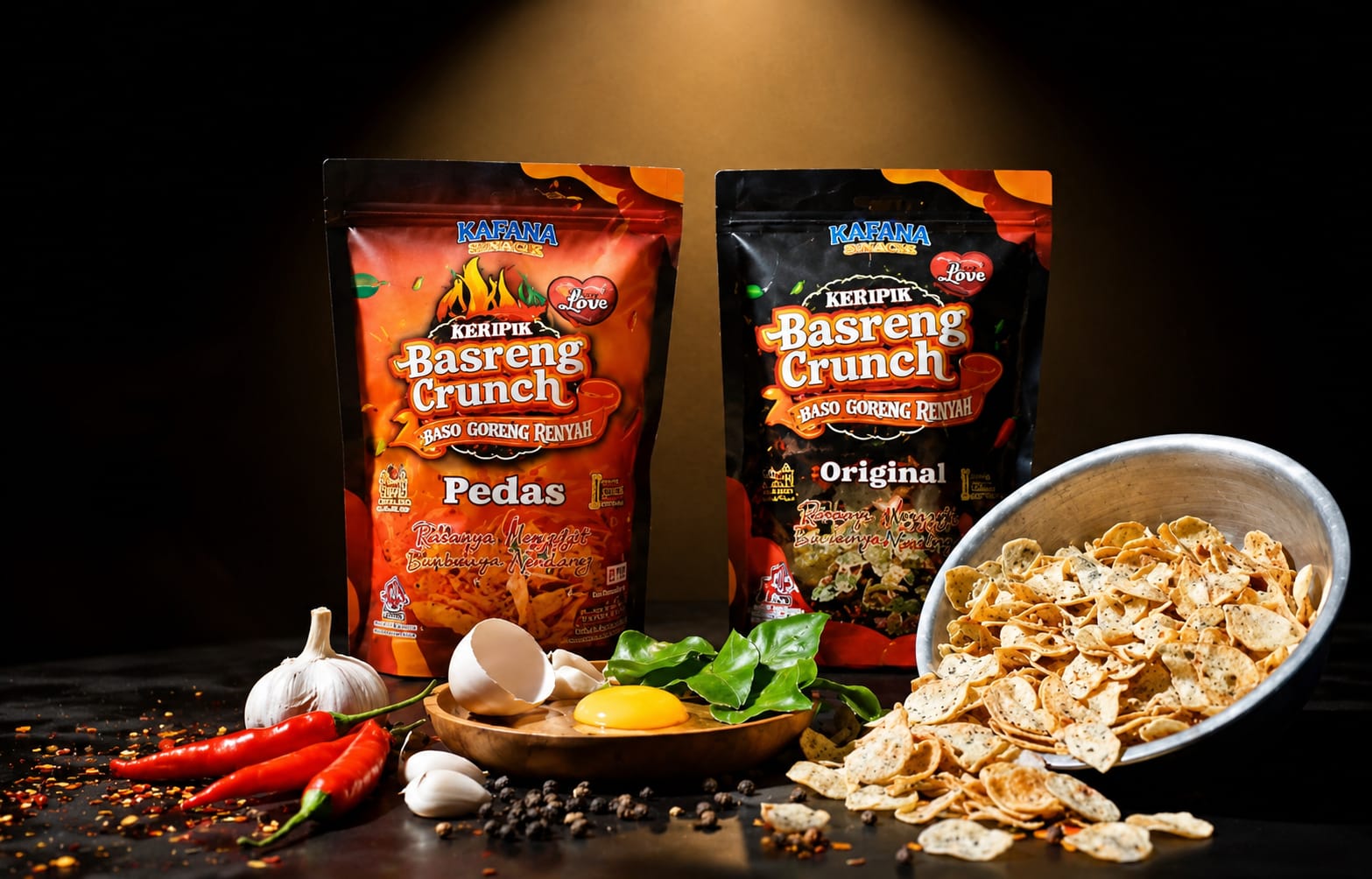 Basreng Crunch - Keripik Baso Renyah