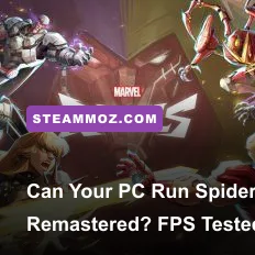 Spider-Man swinging between Manhattan skyscrapers in Marvel's Spider-Man Remastered on PC