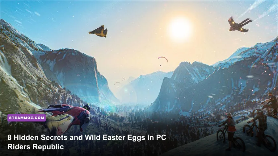 Riders Republic PC high-resolution scenic mountain landscape during open world exploration