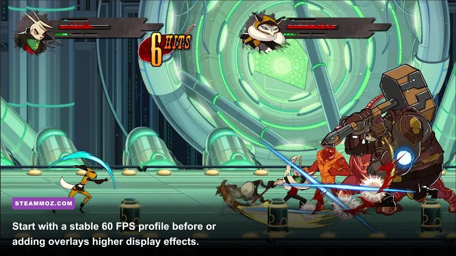 Dusty Revenge Co-op Edition PC graphics and display settings menu