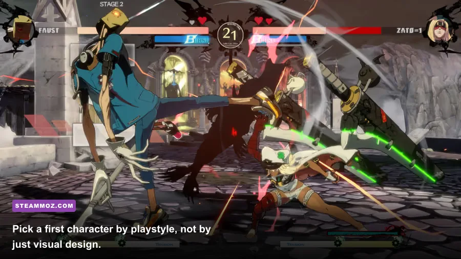 Guilty Gear Strive Season 1 Pass character select screen