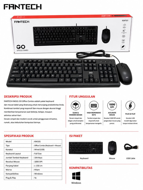 FANTECH KM101