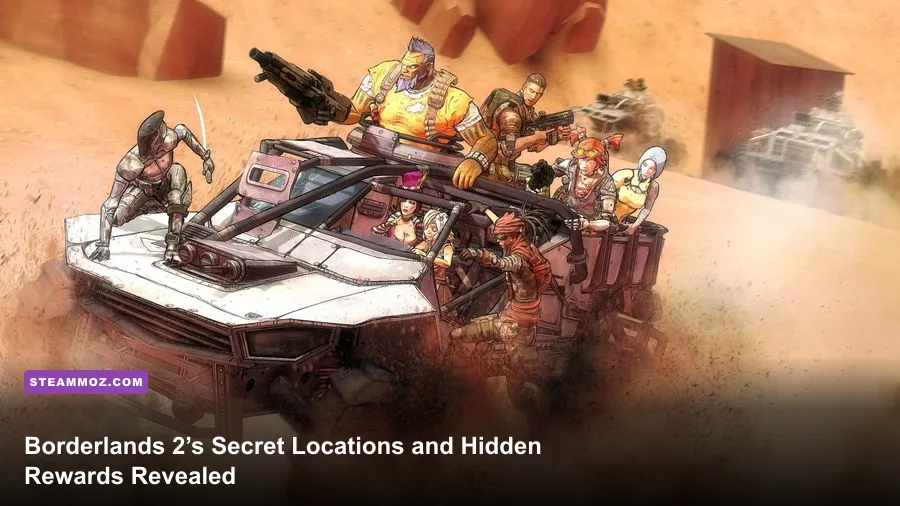 Borderlands 2 Vault Hunter exploring a hidden location on Pandora