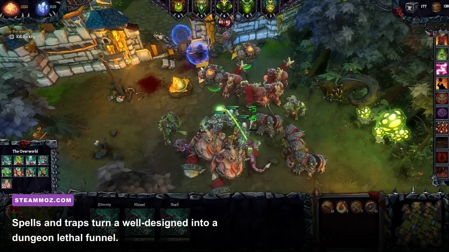 Dungeons 2 dungeon traps and spells defending against invading heroes