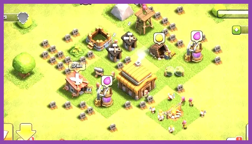 Clash of Clans running smoothly on a low-end Android phone