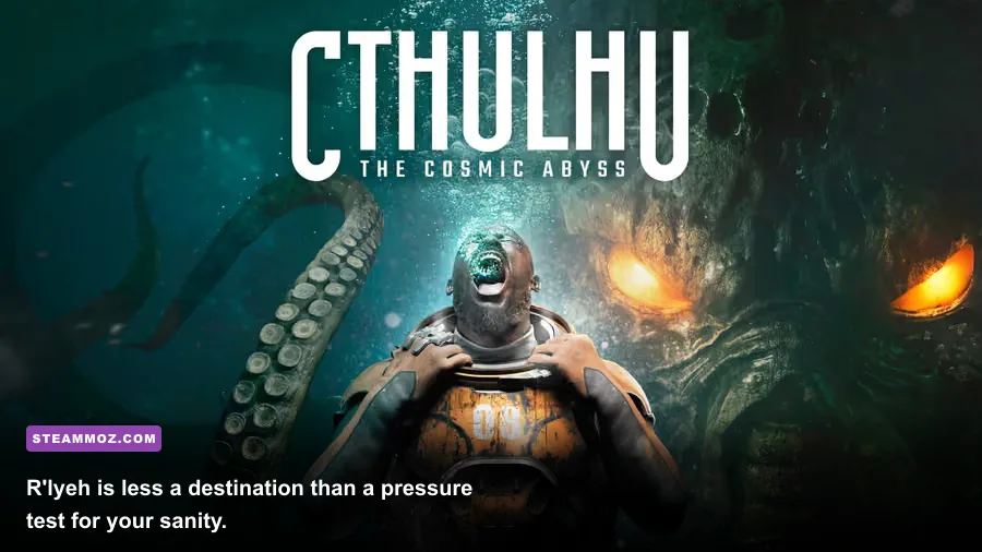 Cthulhu The Cosmic Abyss R'lyeh city concept art beneath the ocean