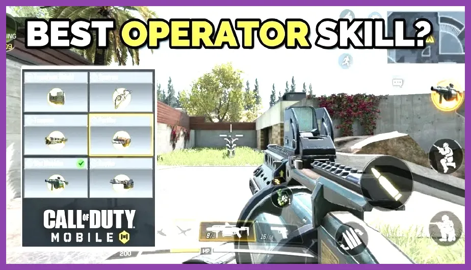 Call of Duty Mobile operator skill in action