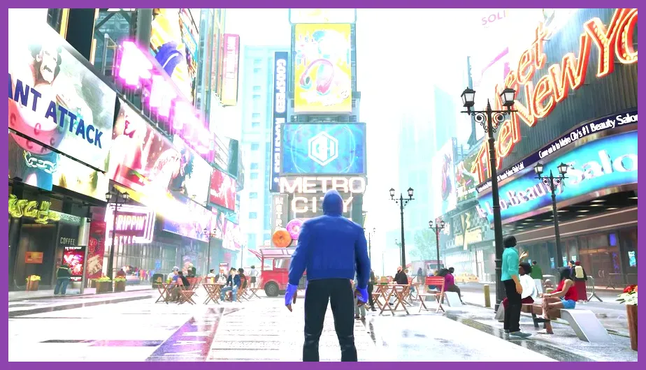 Street Fighter 6 Avatar using Drive Impact against an enemy in World Tour