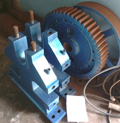 Bearing block dan roda gigi mesin penggiling tebu Ukaisya