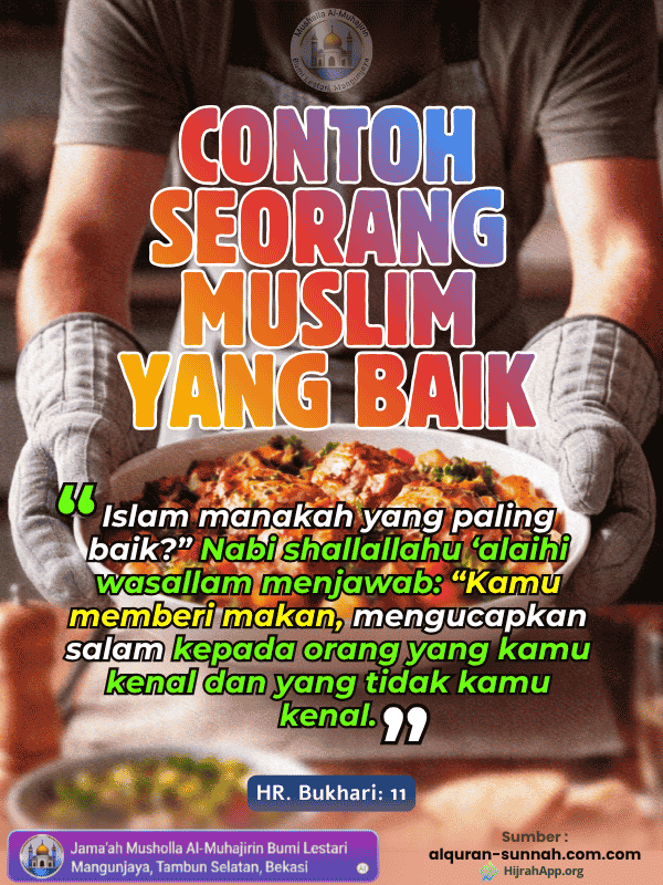 Contoh Seorang Muslim yang Baik