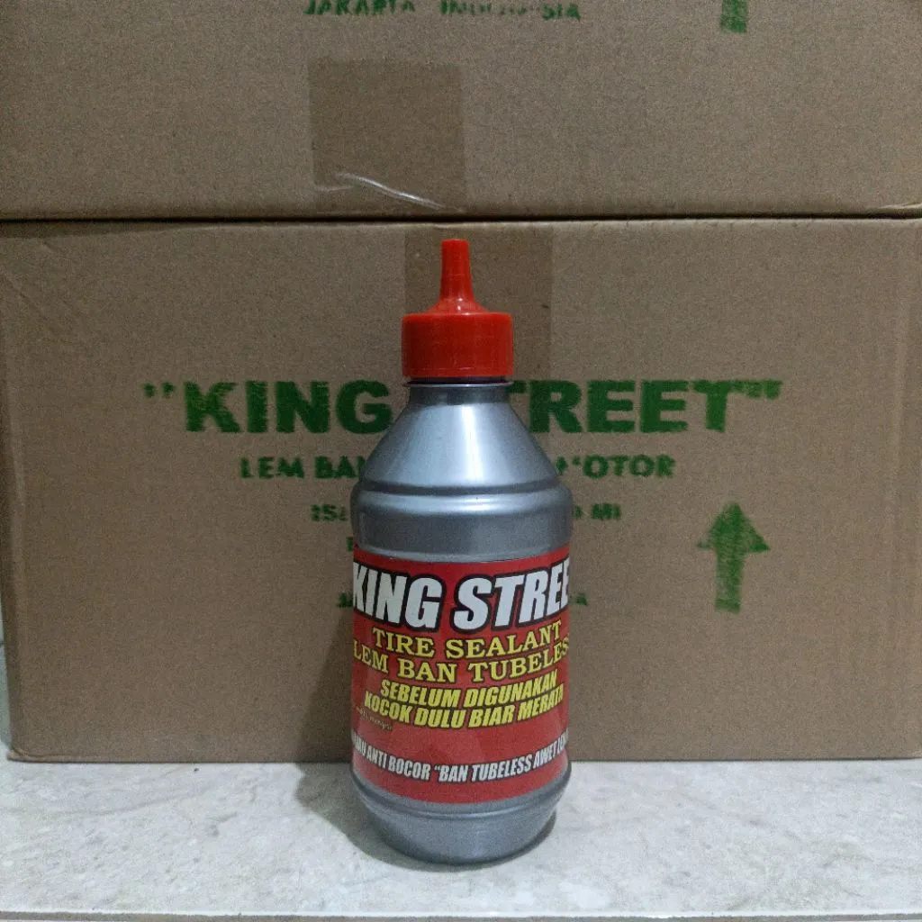 CAIRAN TUBELESS KING STREET 350ML CAIRAN PENAMBAL BAN TUBELESS MOTOR DAN MOBIL CAIRAN ANTI RANJAU PAKU - Gambar 3
