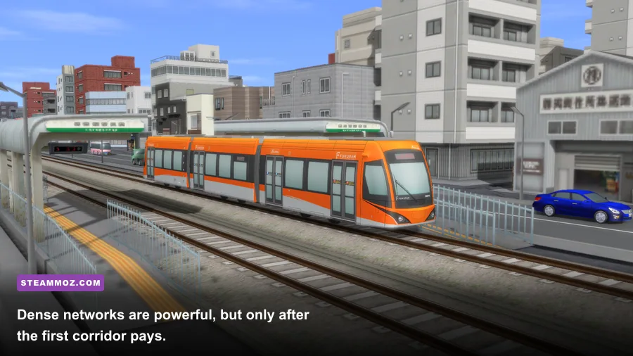 A-Train 9 V5.0 advanced railway junction with multiple train lines