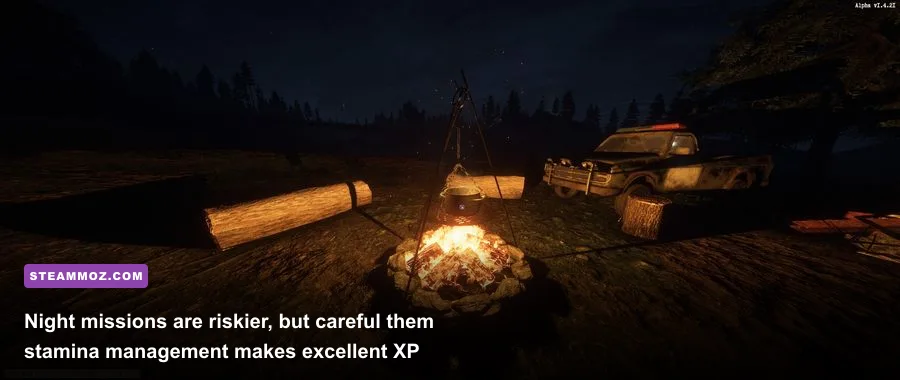 Nighttime zombie survival in the How to Survive 2 bayou