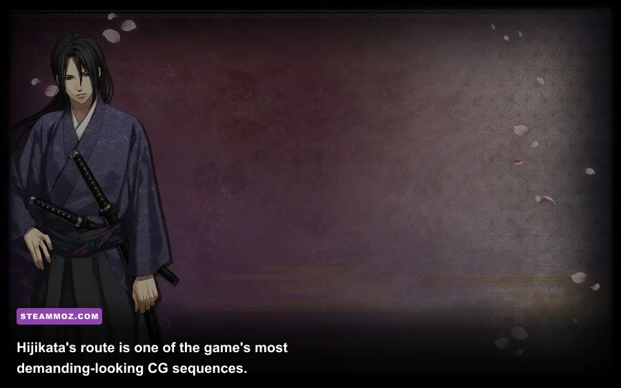 Toshizo Hijikata route scene from Hakuoki Kyoto Winds