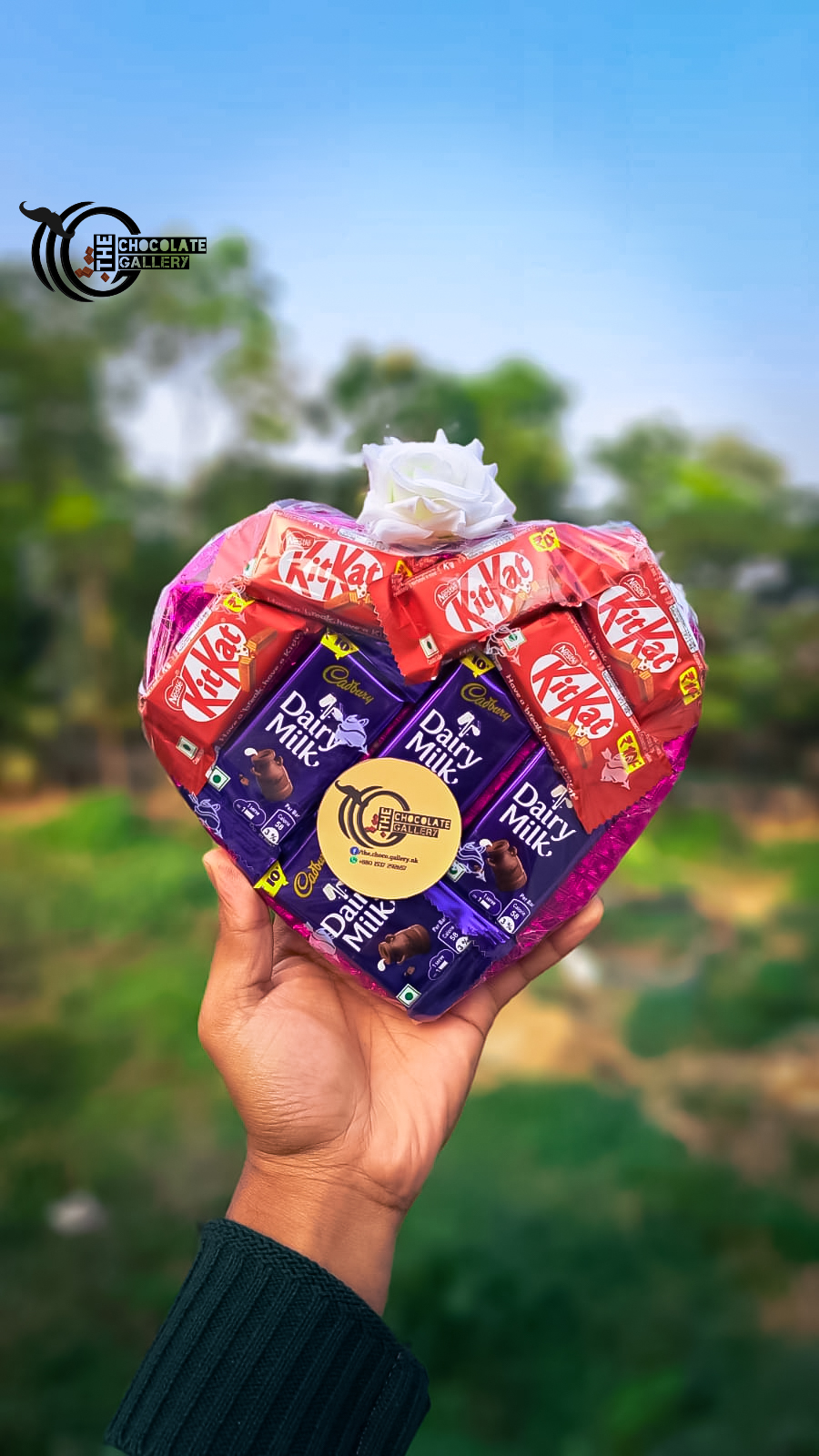Chocolate Combo Gift Box – 350 TK (Design 2)