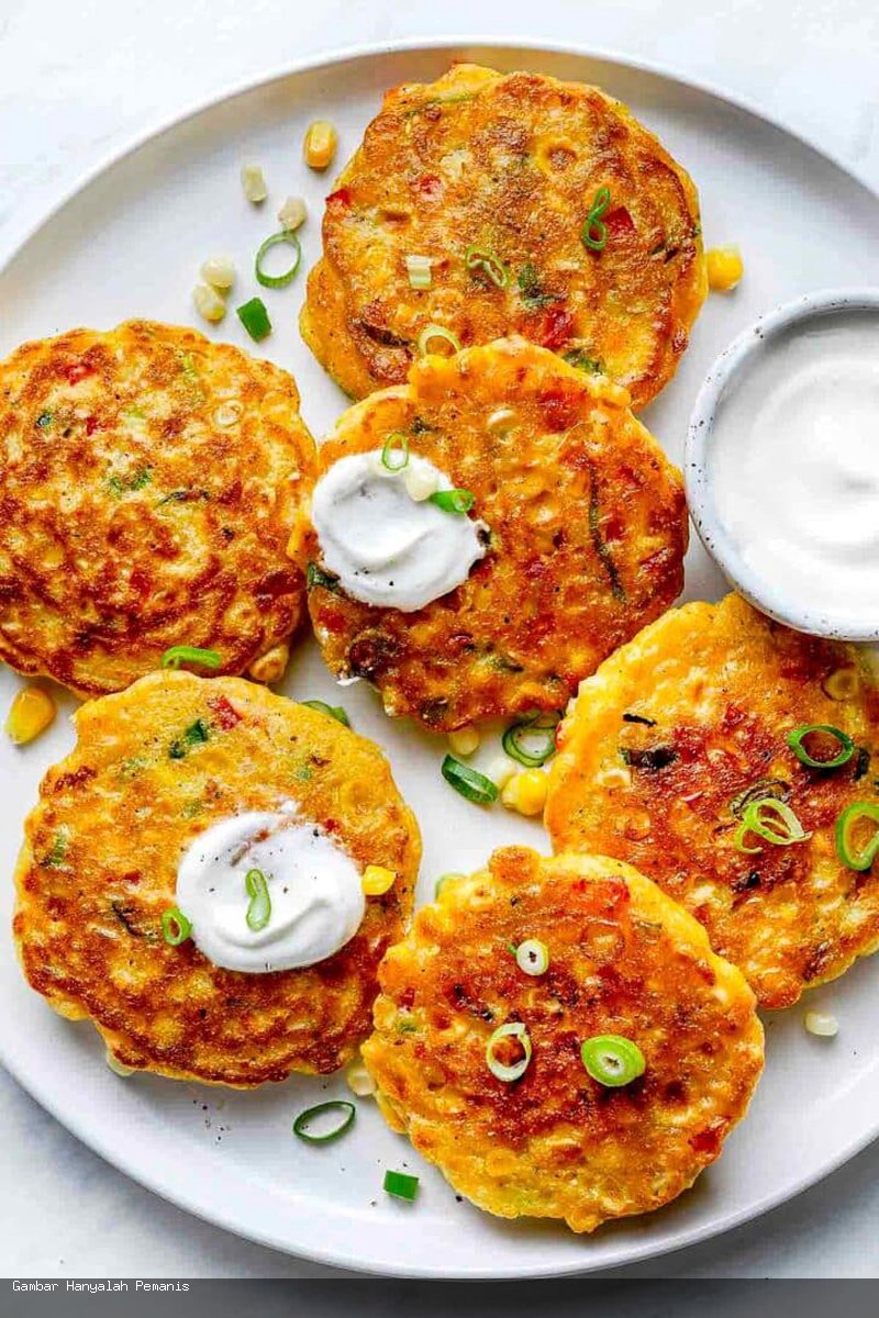 Fritter Jagung Manis (Corn Fritters) Super Crispy