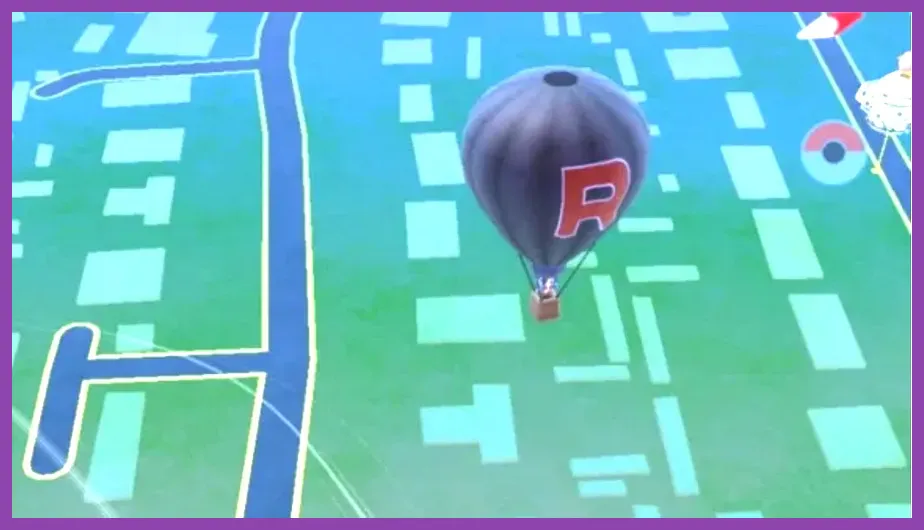 Team Rocket grunt battle interface in Pokemon GO