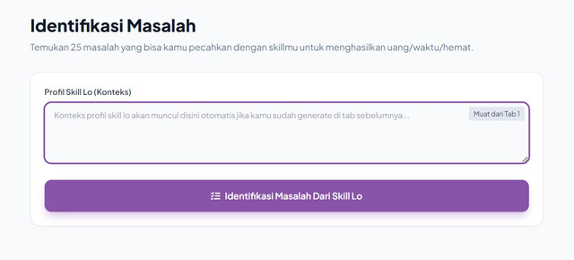 Tools Identifikasi Masalah Mockup