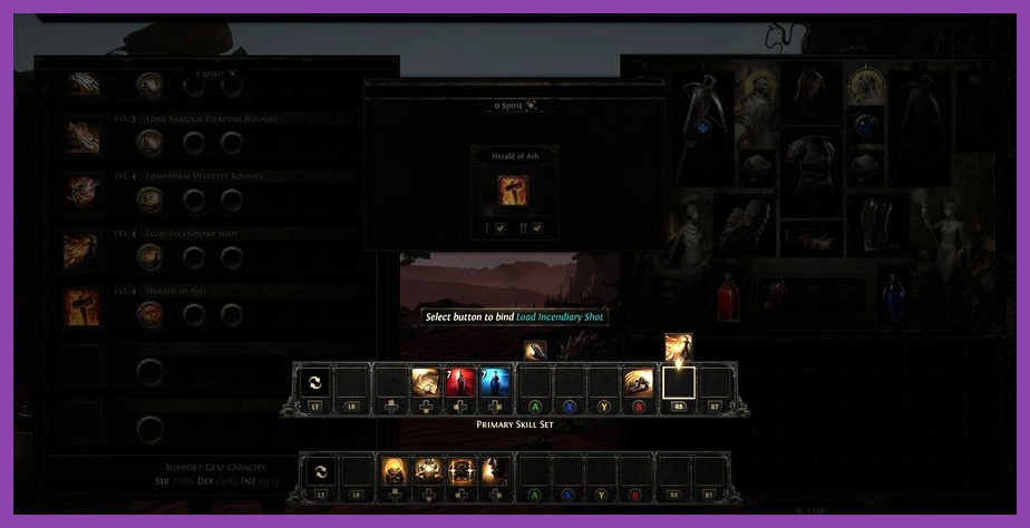 Path of Exile 2 inventory showing movement speed boots and element resistance gear