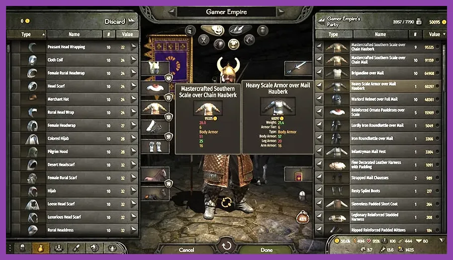 Mount and Blade 2 Bannerlord: Best Armor Sets Location