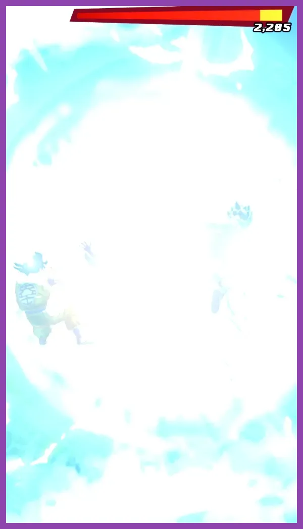 Dragon Ball Legends Rising Rush used during a boss battle