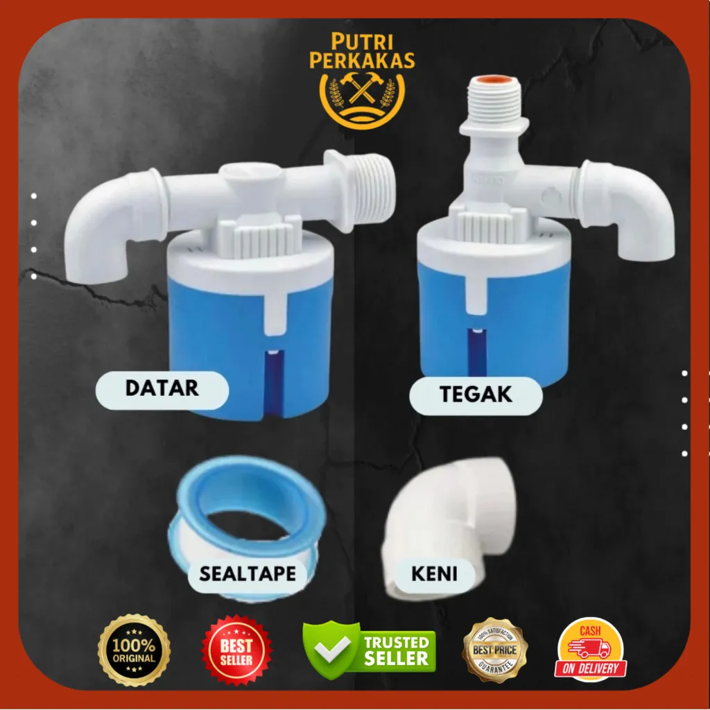 Kran Otomatis Bak Mandi 1/2 dan 3/4 Sensor Keran Tandon Air Pelampung Toren / Pelampung Kran Air Otomatis Pelampung Otomatis - Gambar 4