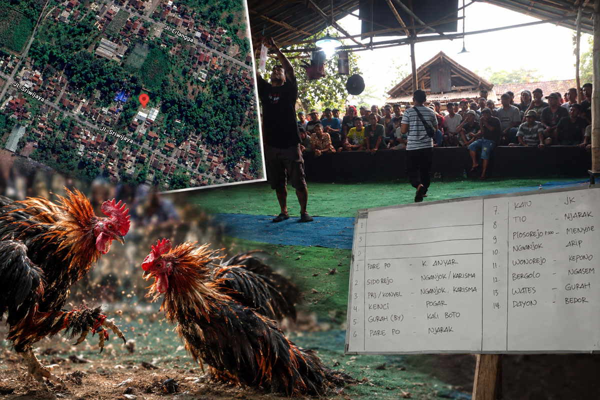 Perjudian Sabung Ayam Plosorejo Plosoklaten Kediri