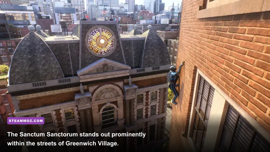 Doctor Strange's Sanctum Sanctorum landmark in Marvel's Spider-Man Remastered