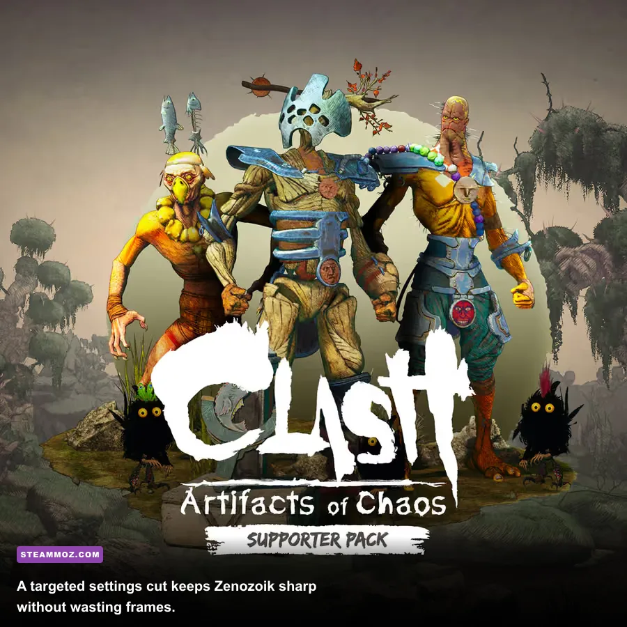 Clash Artifacts of Chaos low and ultra graphics quality comparison