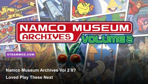Namco Museum Archives Vol 2 arcade compilation cover art