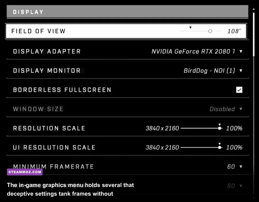 Halo Infinite video and advanced graphics settings menu interface