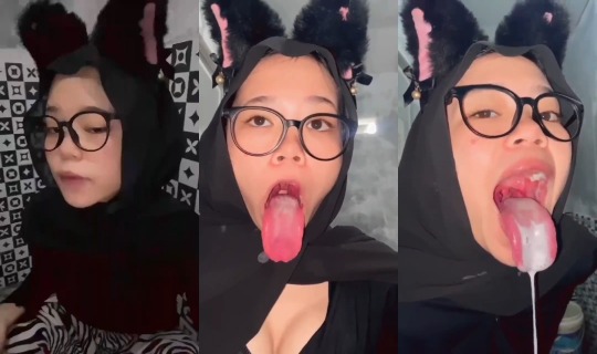Ukhti Lidah panjang bikin ngilerr