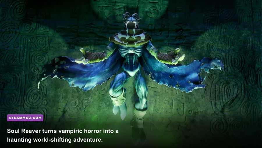 Raziel shifting between the material and spectral realms in Soul Reaver 1 and 2 Remastered