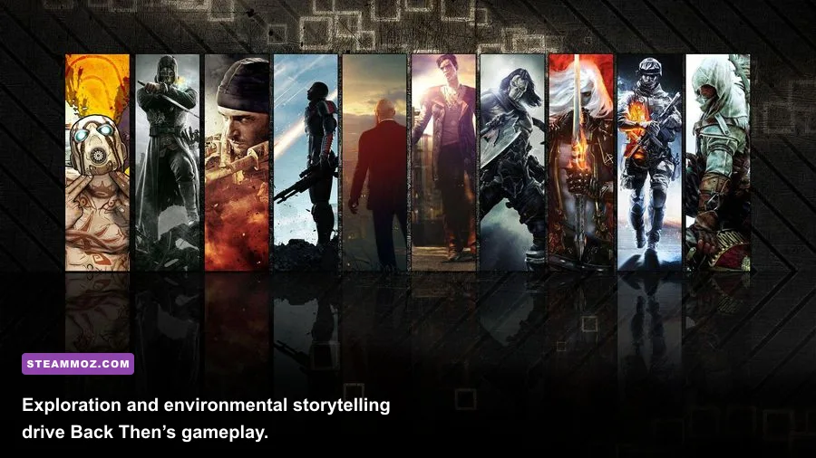 Back Then protagonist exploring a narrative adventure environment on PC