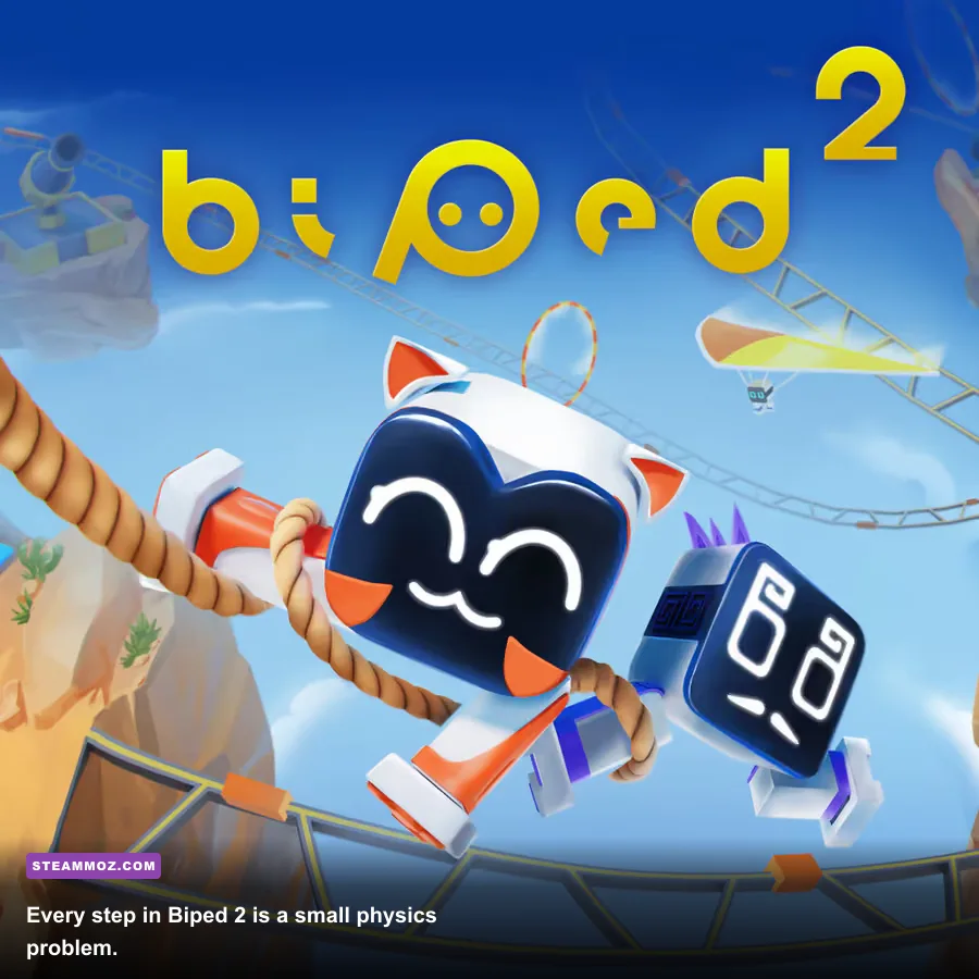 Biped 2 robot navigating a narrow obstacle course with independent leg controls