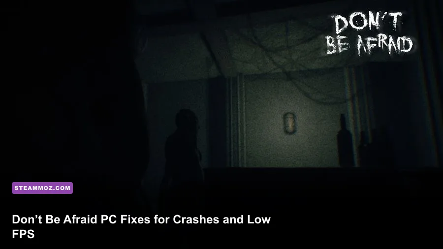 Don't Be Afraid PC gameplay inside the game's dark horror mansion