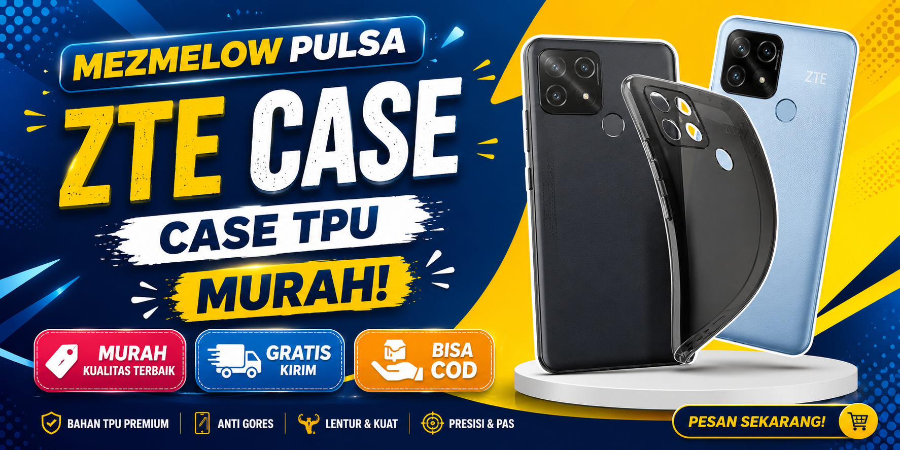 Mezmelow Pulsa: Tempat Beli Softcase ZTE NUBIA Z50 ULTRA Gratis Kirim & COD di Jakarta