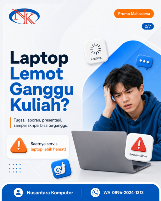 Instal Ulang Laptop Terdekat di UNDIP Tembalang Semarang Harga hanya Rp100.000