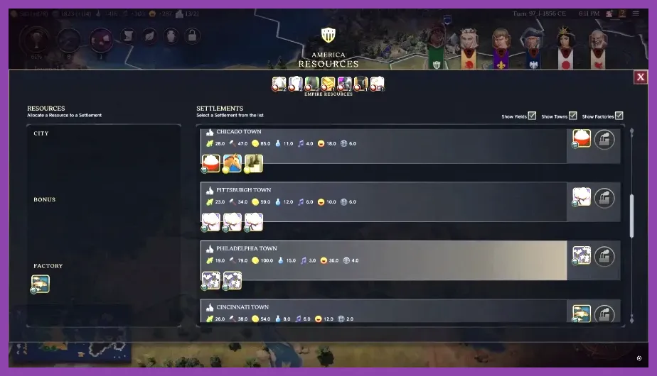 Step-by-step guide on obtaining armor sets in Civilization VII showing tech path and buildings