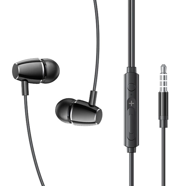 VIVAN Q19 Earphone Mini Full Metal Bass 10 Mm Mic & Tombol Aluminium Alloy - Gambar 2