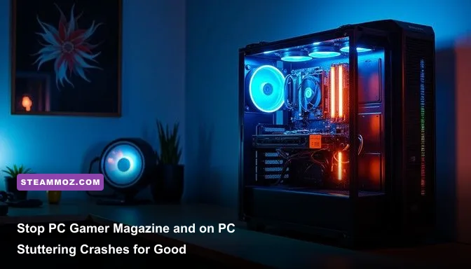 High performance custom gaming desktop PC running hardware benchmarks