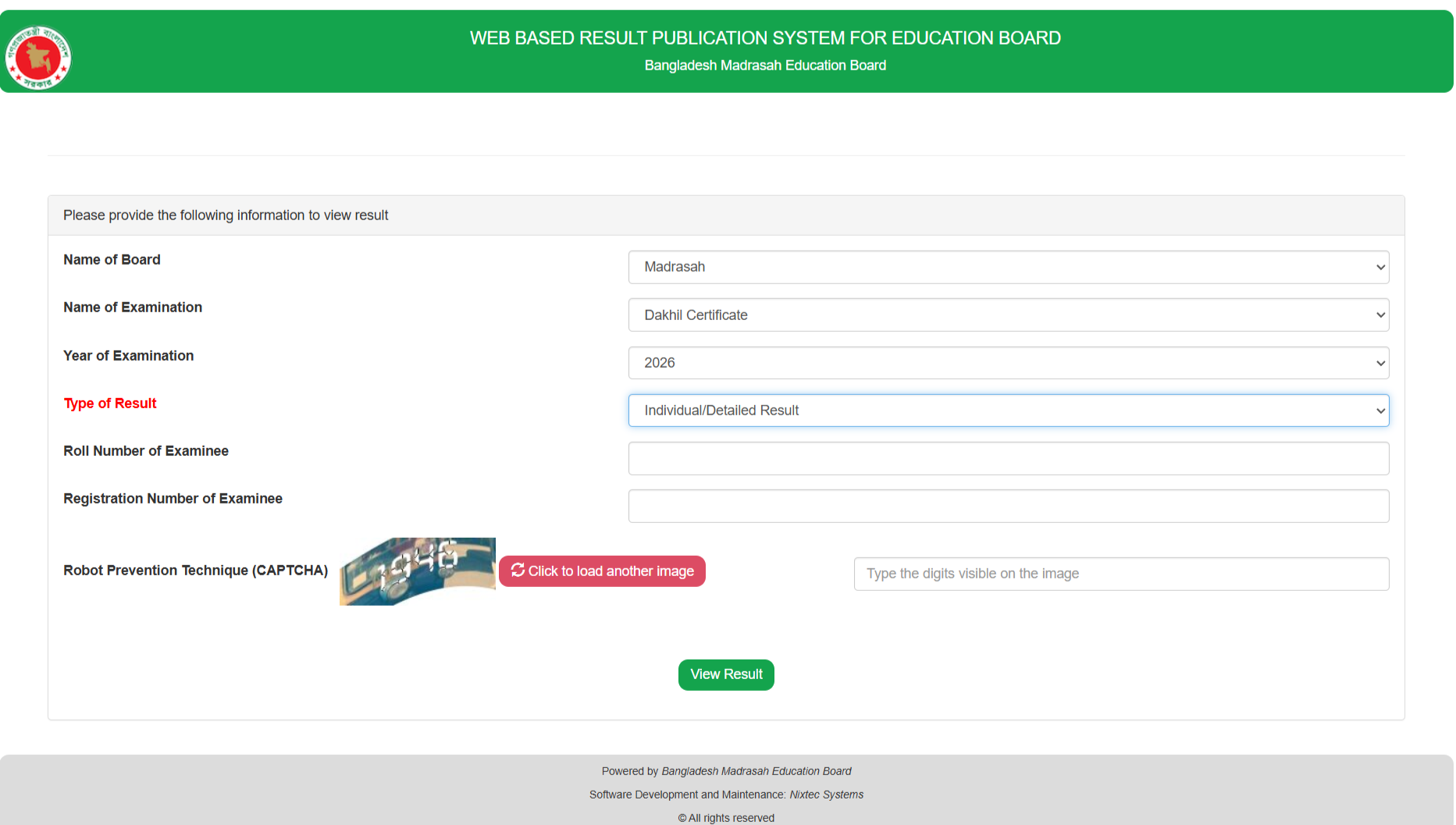 madrasa WEB BASED RESULT PUBLICATION SYSTEM FOR EDUCATION BOARD webresult ebmeb gov bd