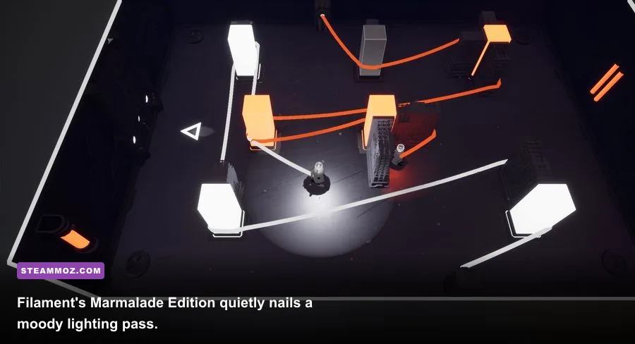 Filament Marmalade Edition puzzle spaceship interior lighting