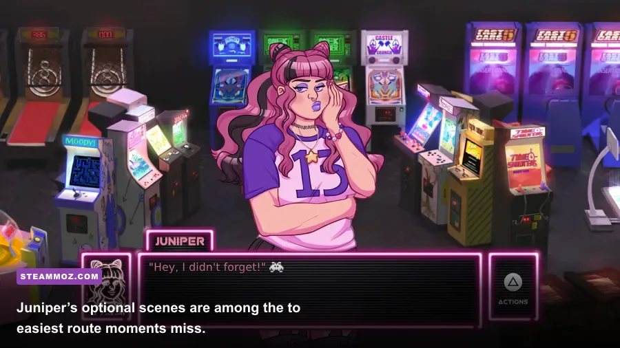 Juniper from Arcade Spirits in the Funplex